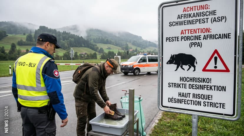 Government Warns of 'High Risk' of African Swine Fever Spreading to Switzerland
