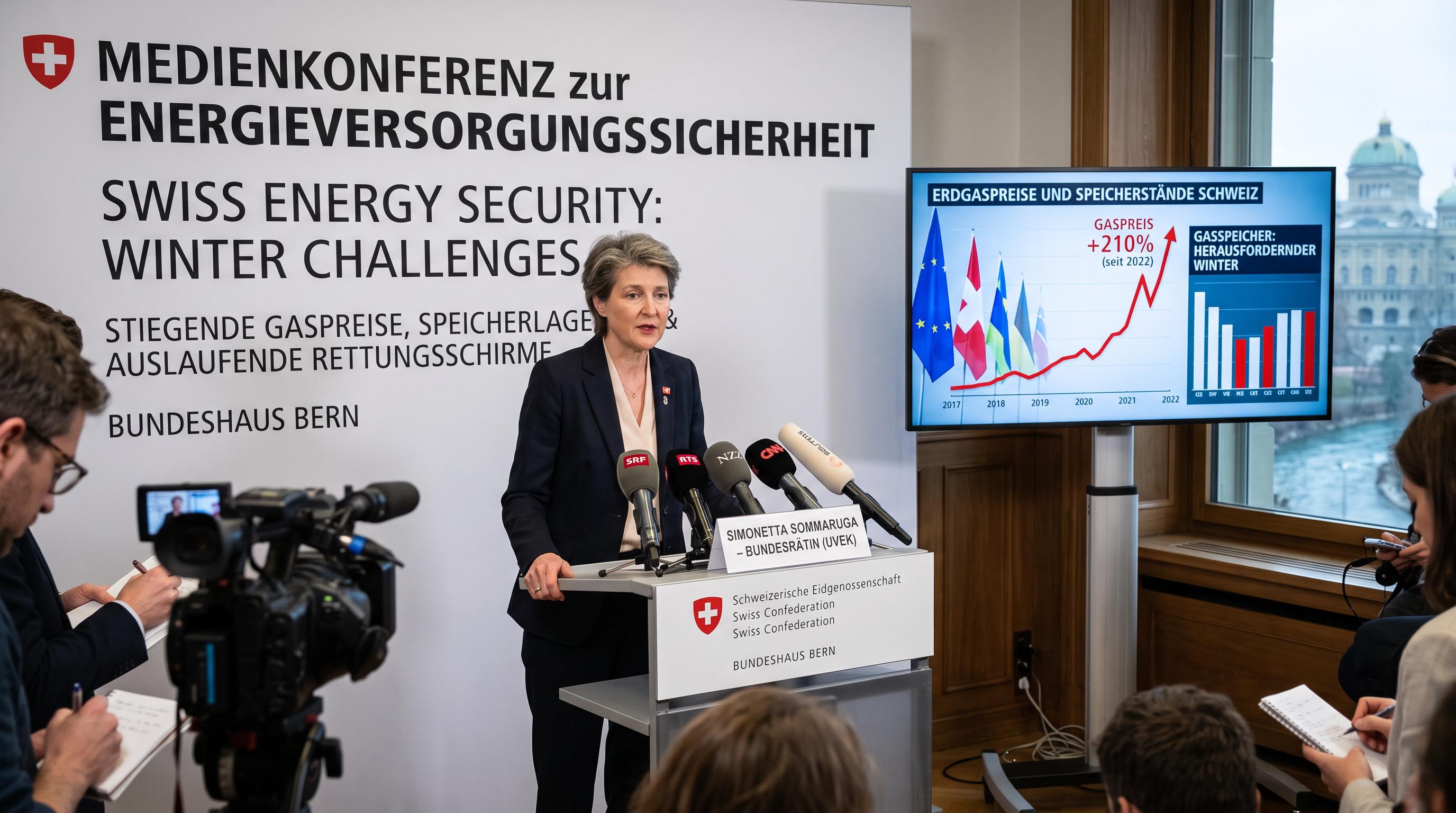 Swiss energy security faces a test as gas prices rise and bailout expires