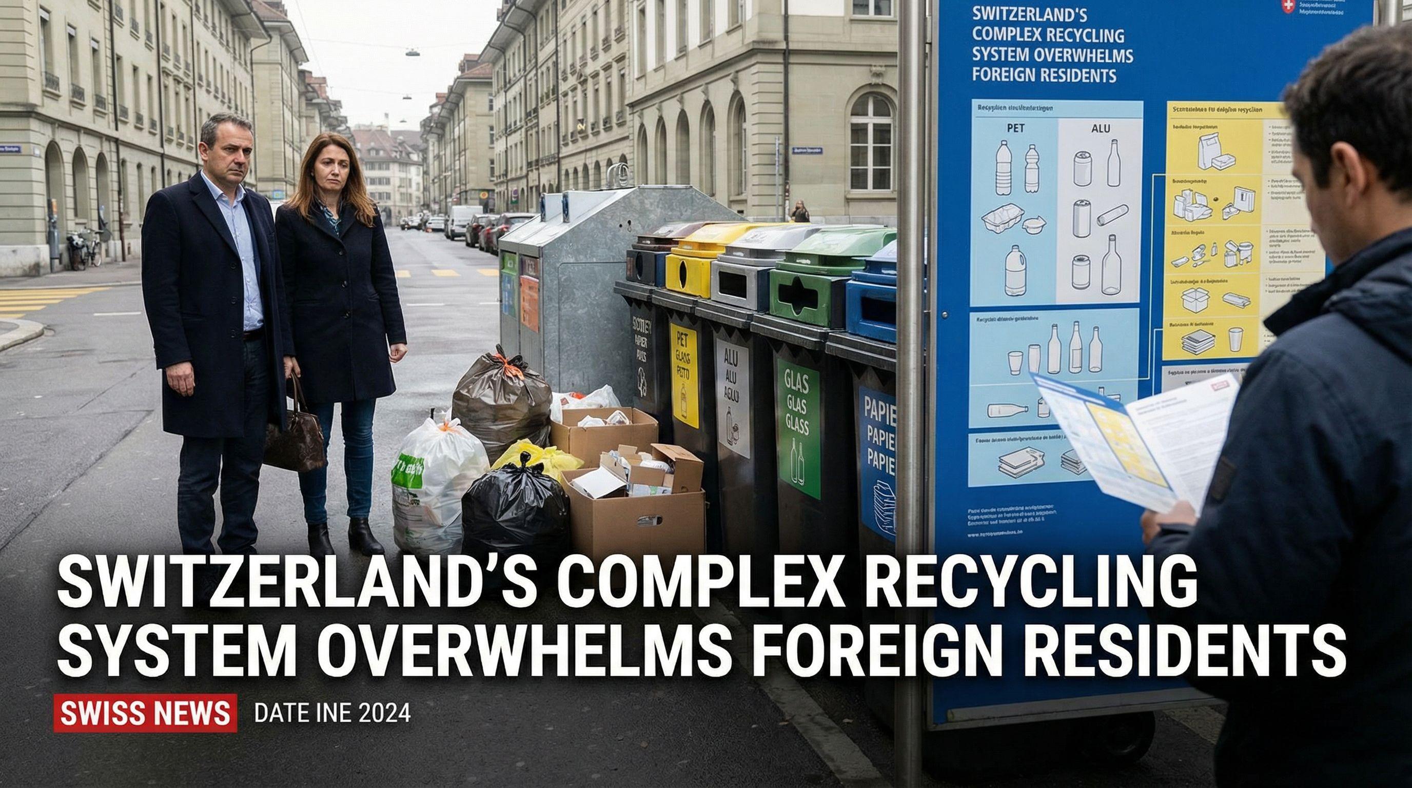 Switzerland's Complex Recycling System Overwhelms Foreign Residents