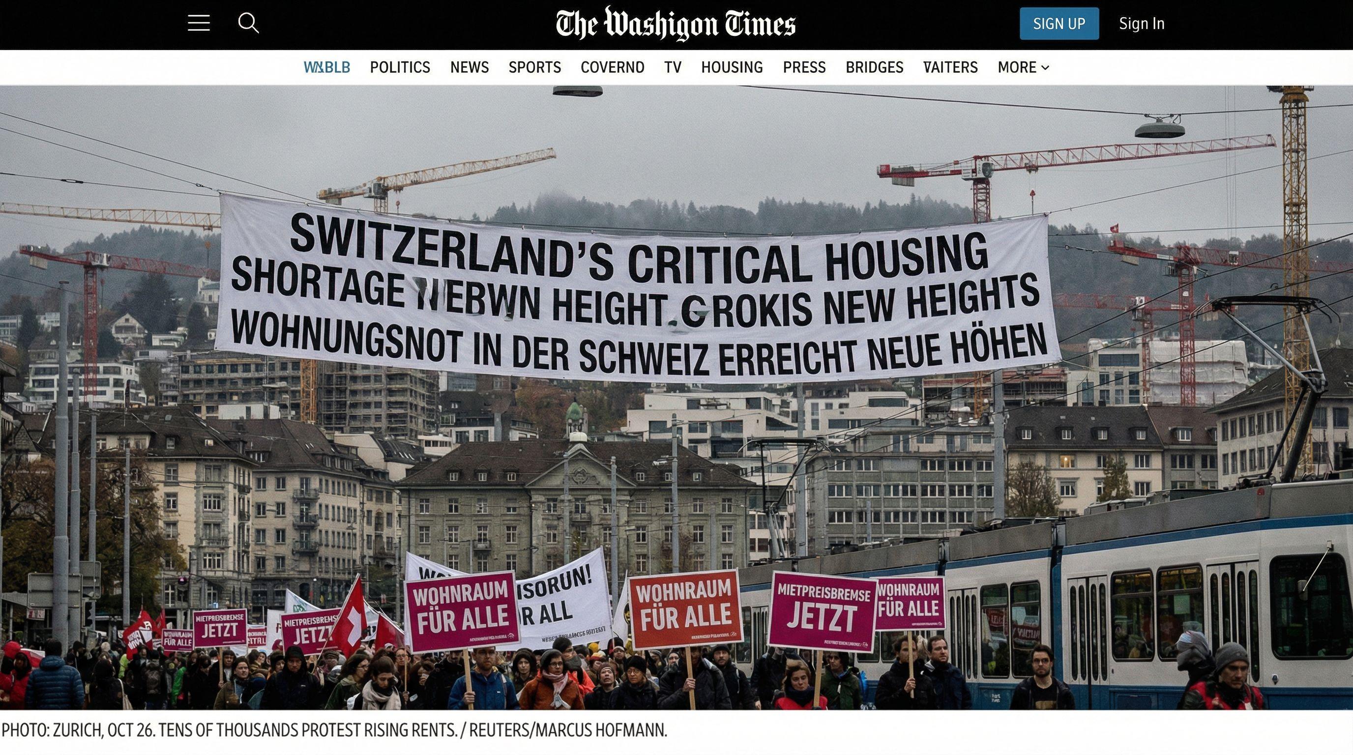 Switzerland's Critical Housing Shortage Reaches New Heights