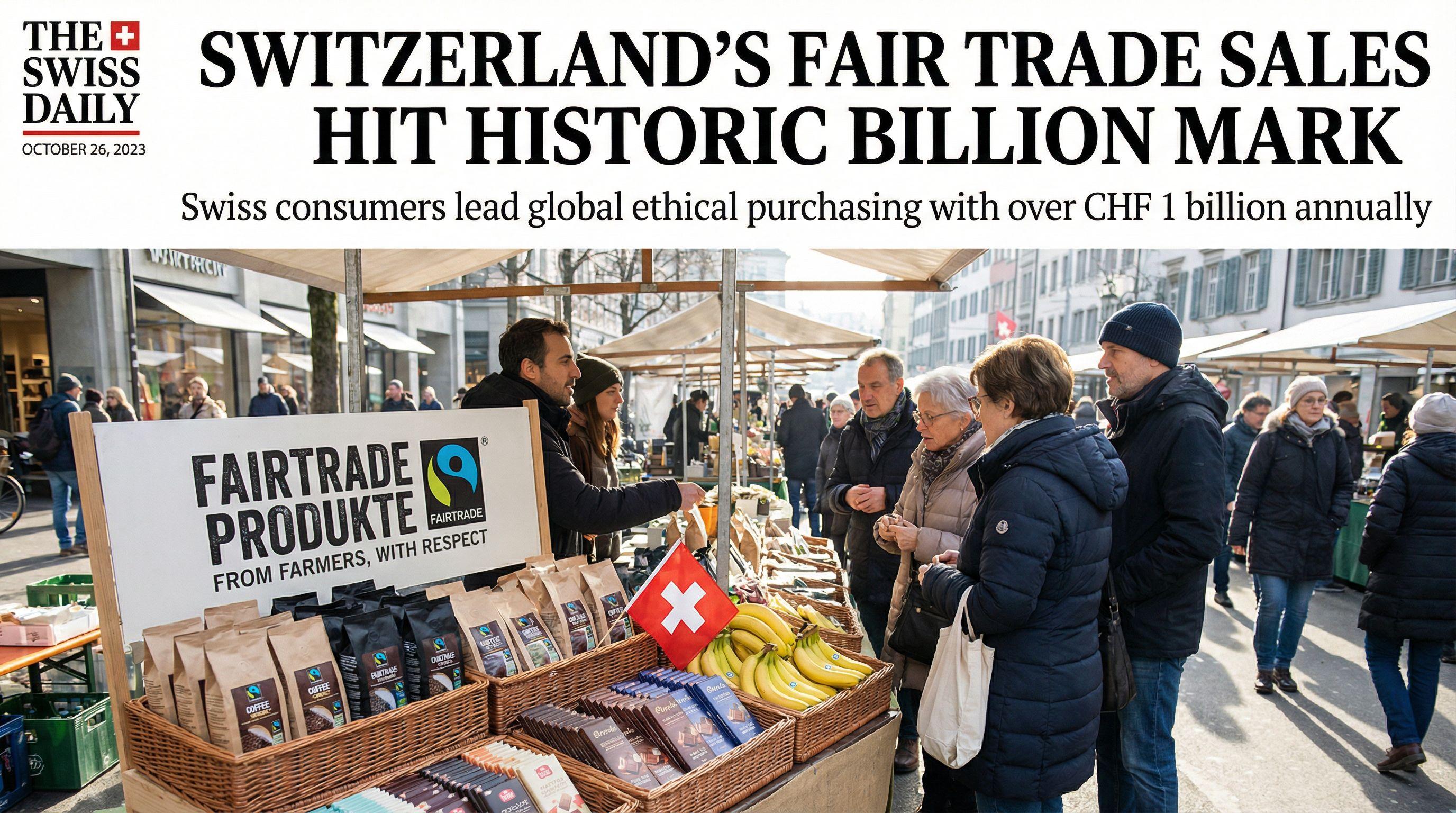 Switzerland's Fair Trade Sales Hit Historic Billion Mark
