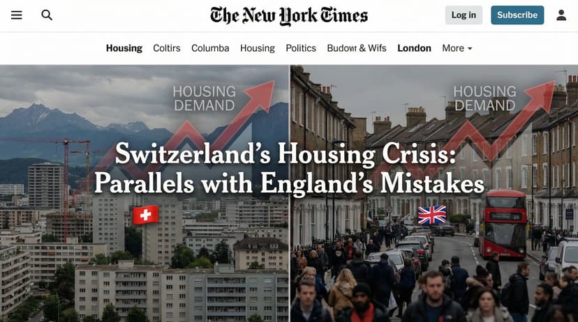 Switzerland's Housing Crisis: Parallels with England's Mistakes