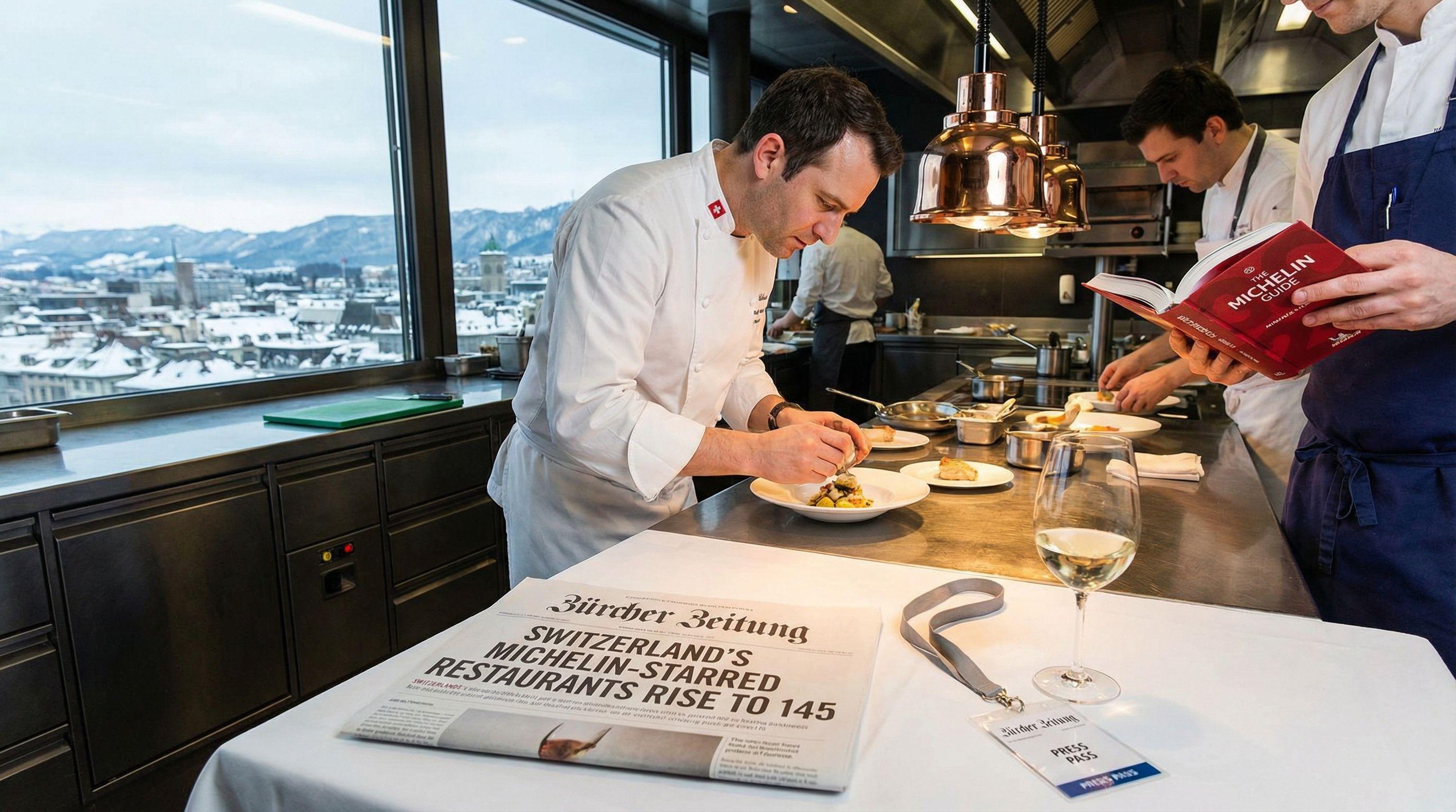 Switzerland's Michelin-Starred Restaurants Rise to 145