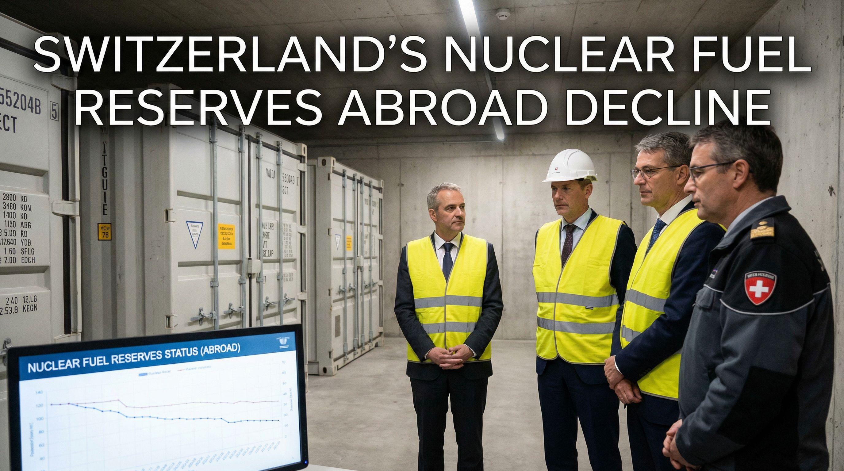 Switzerland's Nuclear Fuel Reserves Abroad Decline