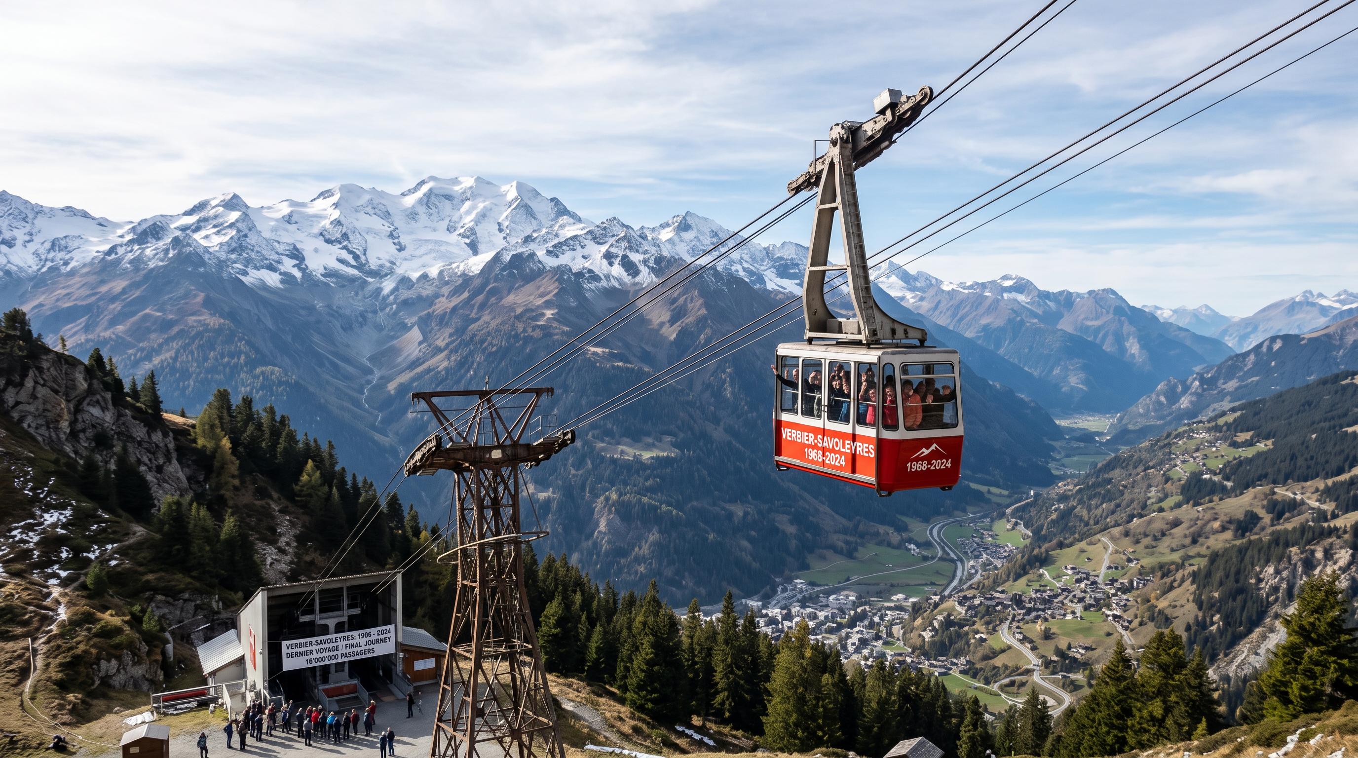 Farewell to a Swiss mountain icon: the cable car that carried 16 million passengers