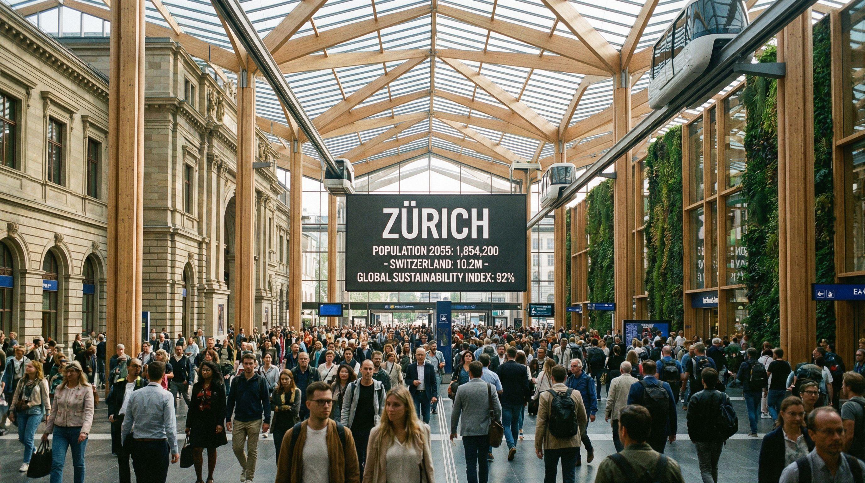 Switzerland's population projected to reach 10.5 million by 2055