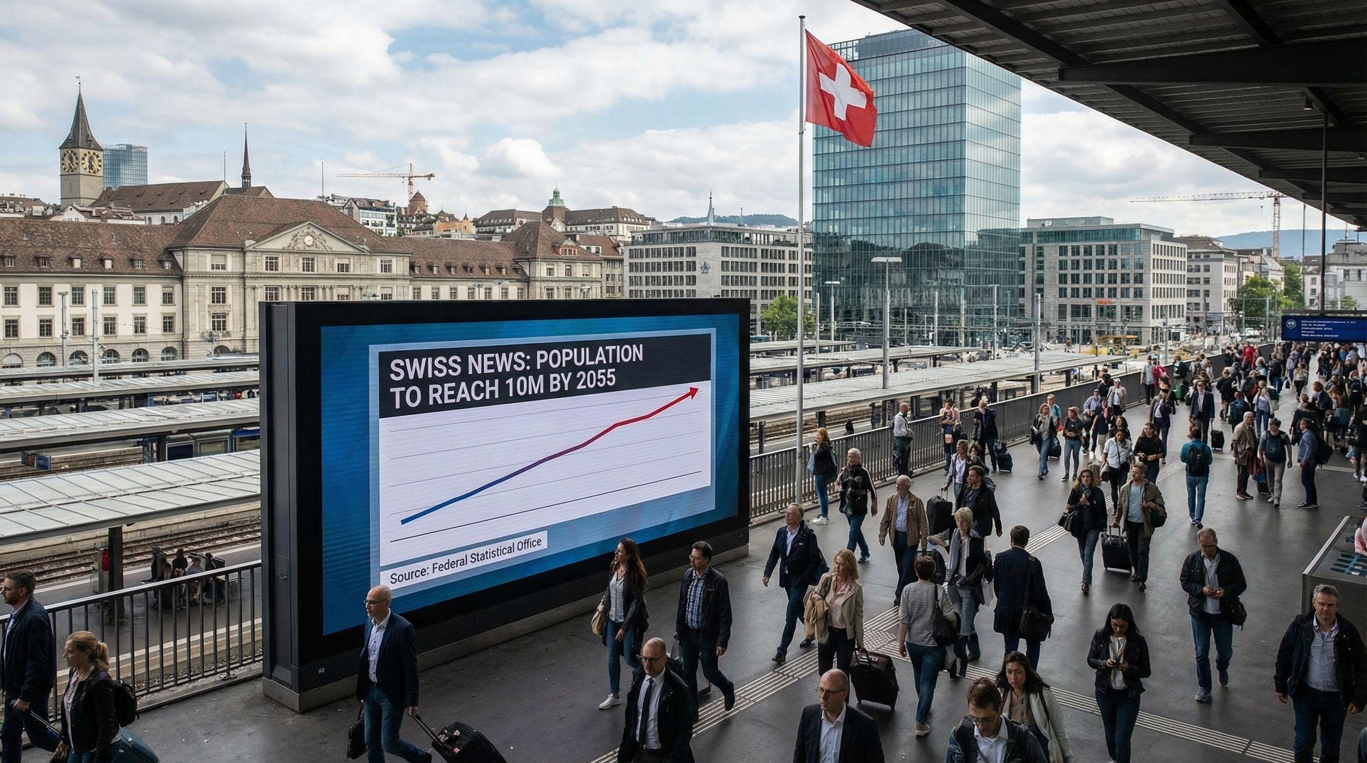 Switzerland's Population to Surge Past 10 Million by 2055