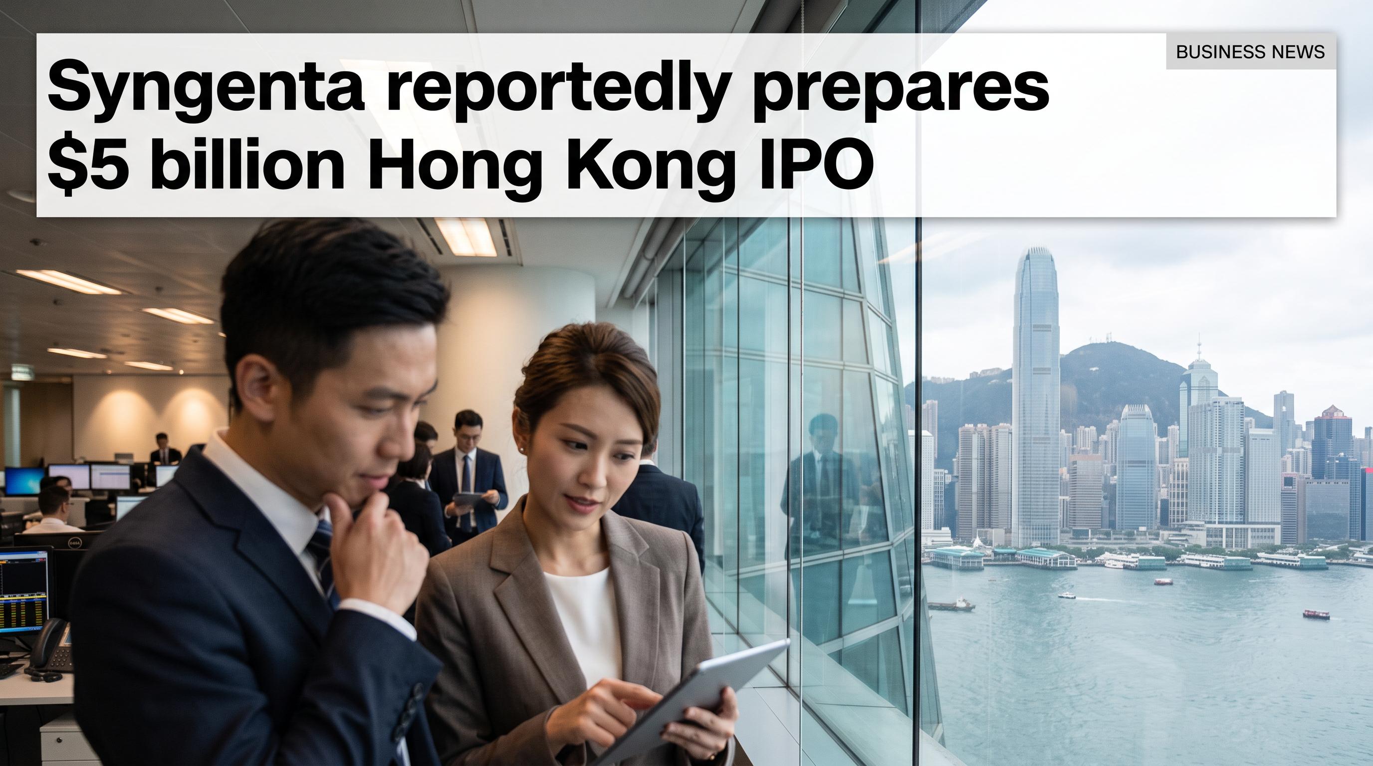 Syngenta reportedly prepares $5 billion Hong Kong IPO