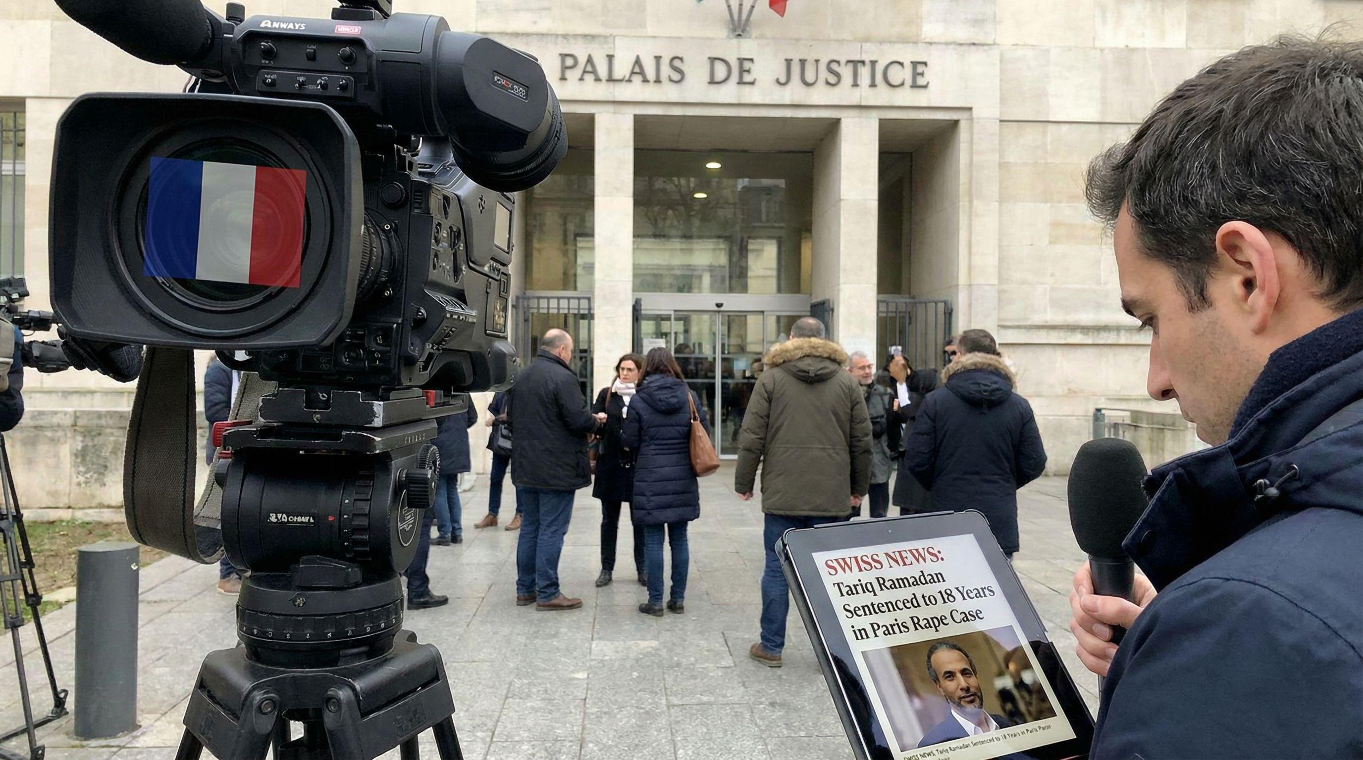 Swiss Scholar Tariq Ramadan Sentenced to 18 Years for Rape in Paris