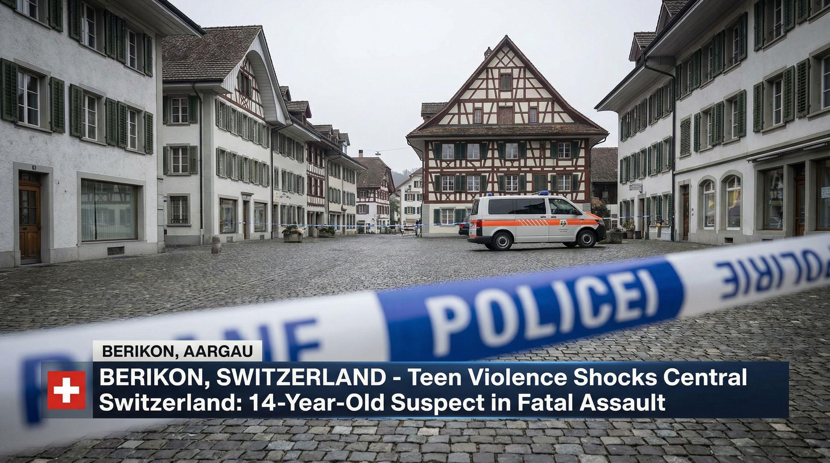 Teen Violence Shocks Central Switzerland: 14-Year-Old Suspect in Fatal Assault