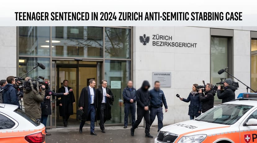 Teenager Sentenced in 2024 Zurich Anti-Semitic Stabbing Case