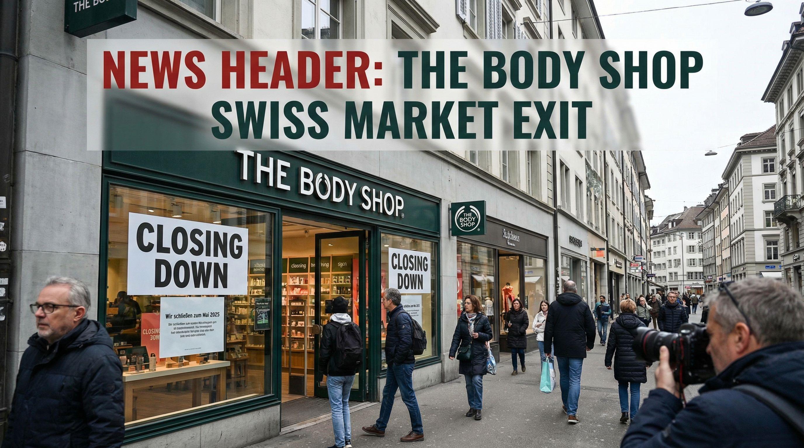 The Body Shop Announces Complete Swiss Market Exit