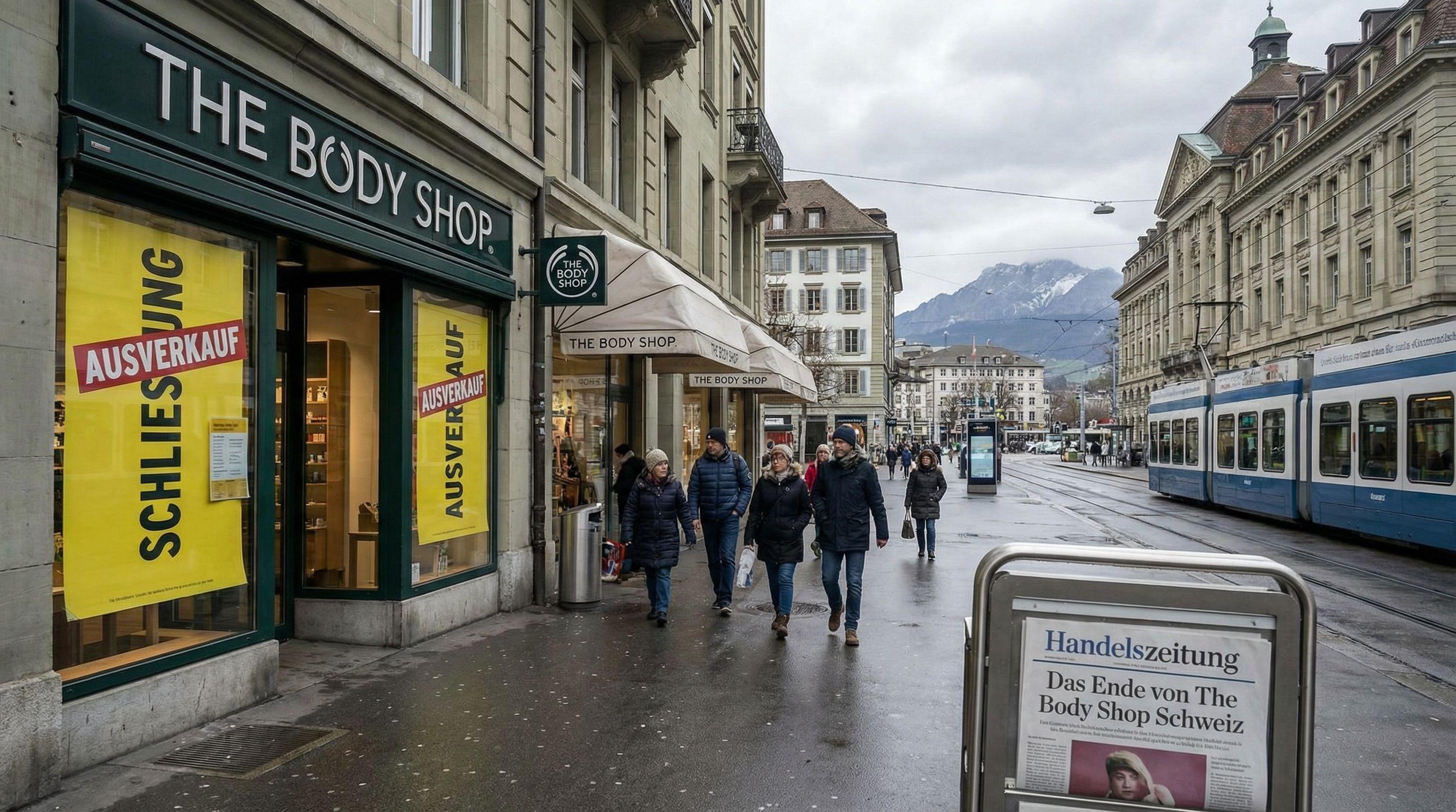 The Body Shop Exits Swiss Market Amid Retail Transformation