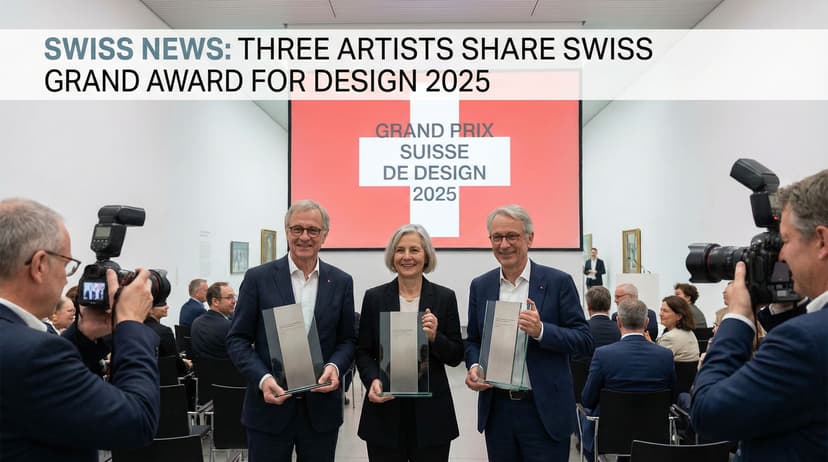 Three Artists Share Swiss Grand Award for Design 2025