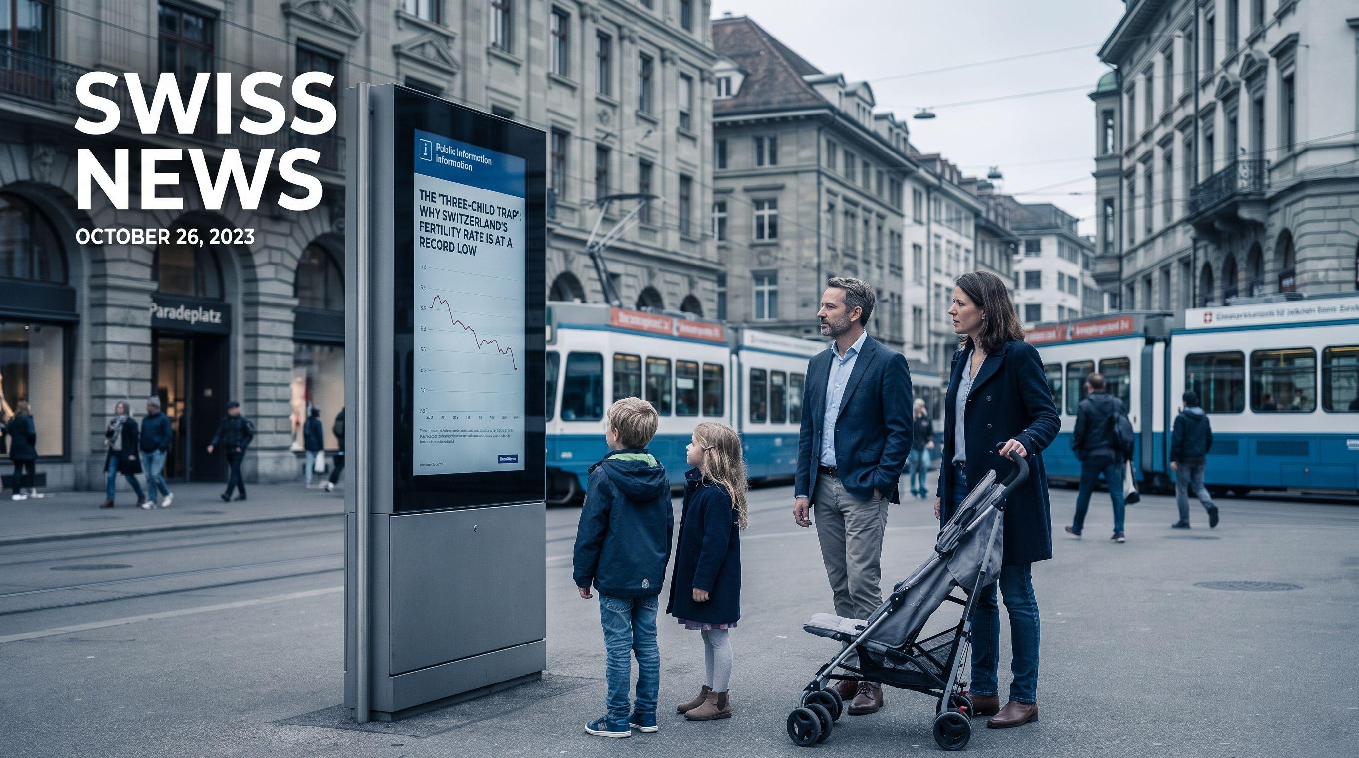 The 'Three-Child Trap': Why Switzerland's Fertility Rate is at a Record Low