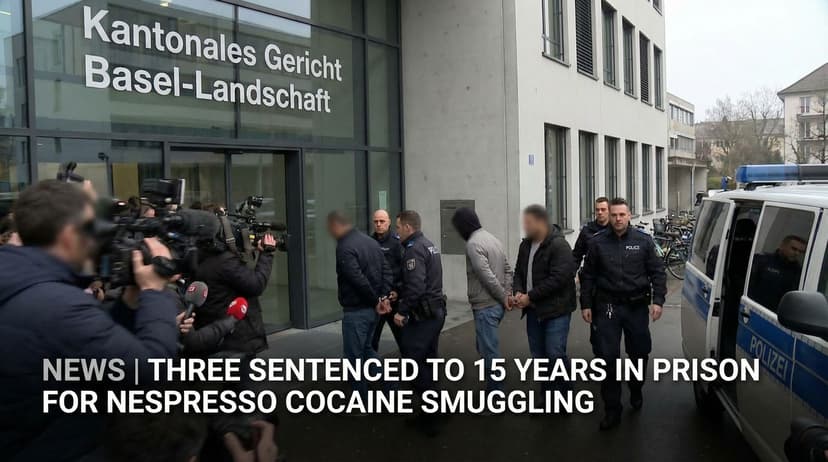Three Sentenced to 15 Years in Prison for Nespresso Cocaine Smuggling