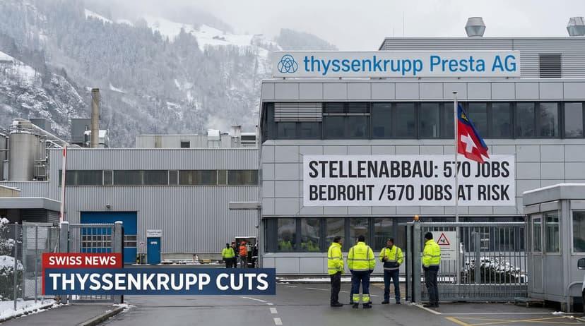 Thyssenkrupp Cuts 570 Jobs in Swiss-Liechtenstein Operations