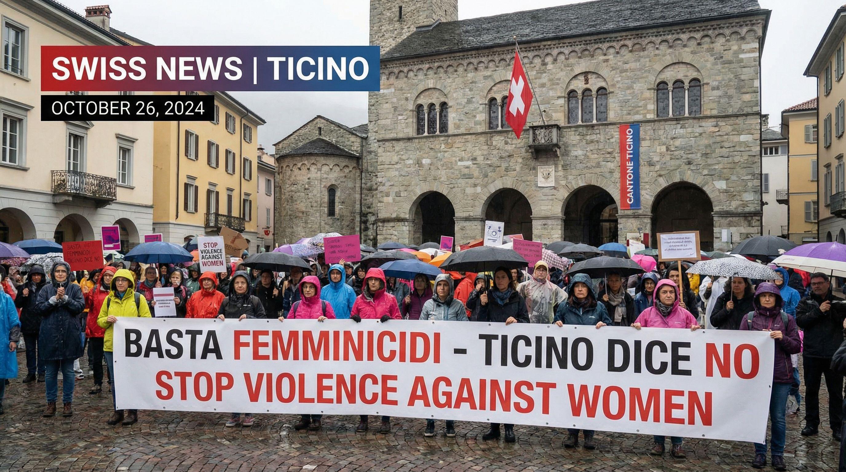 Protests Against Femicide Erupt in Ticino After Multiple Killings