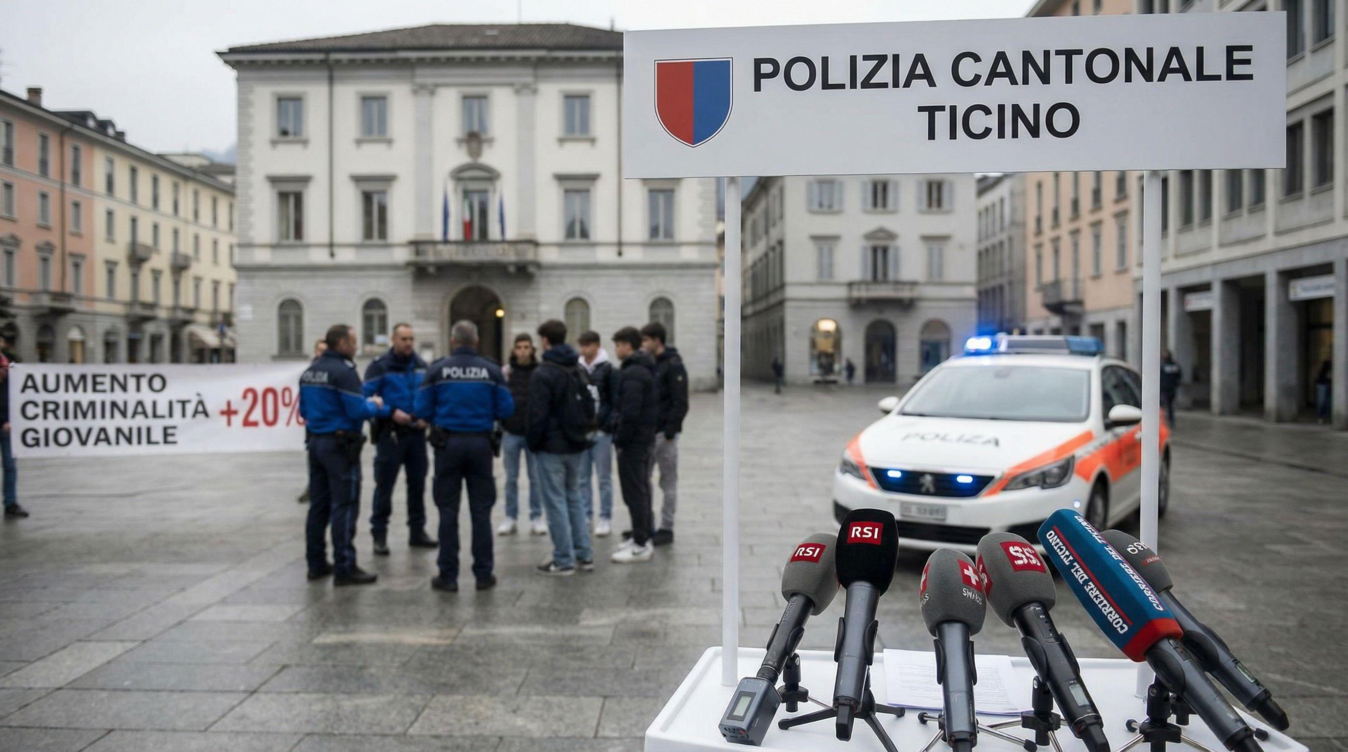 Ticino reports 20% surge in youth crime