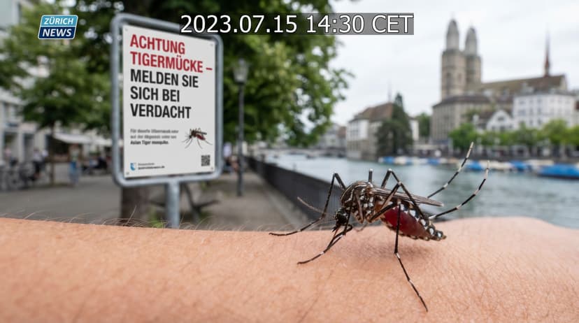 Invasive Tiger Mosquito Continues to Spread Across Zurich