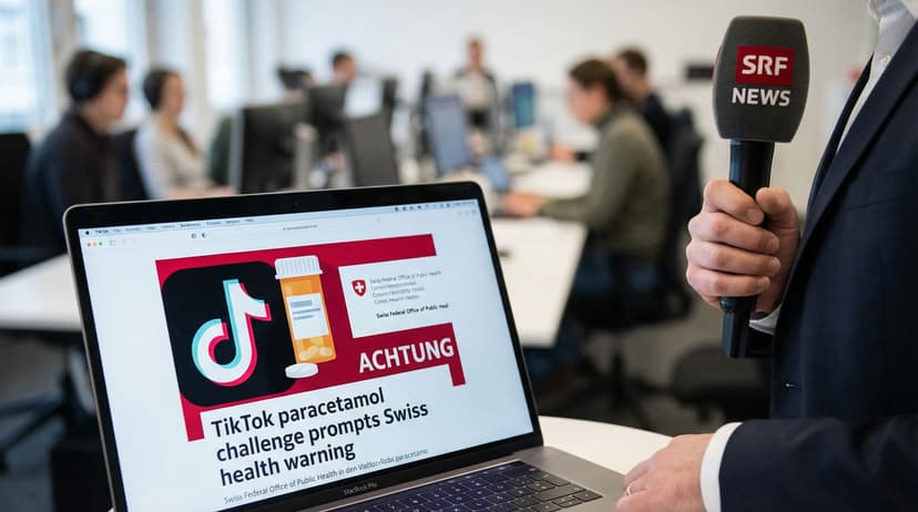 TikTok paracetamol challenge prompts Swiss health warning