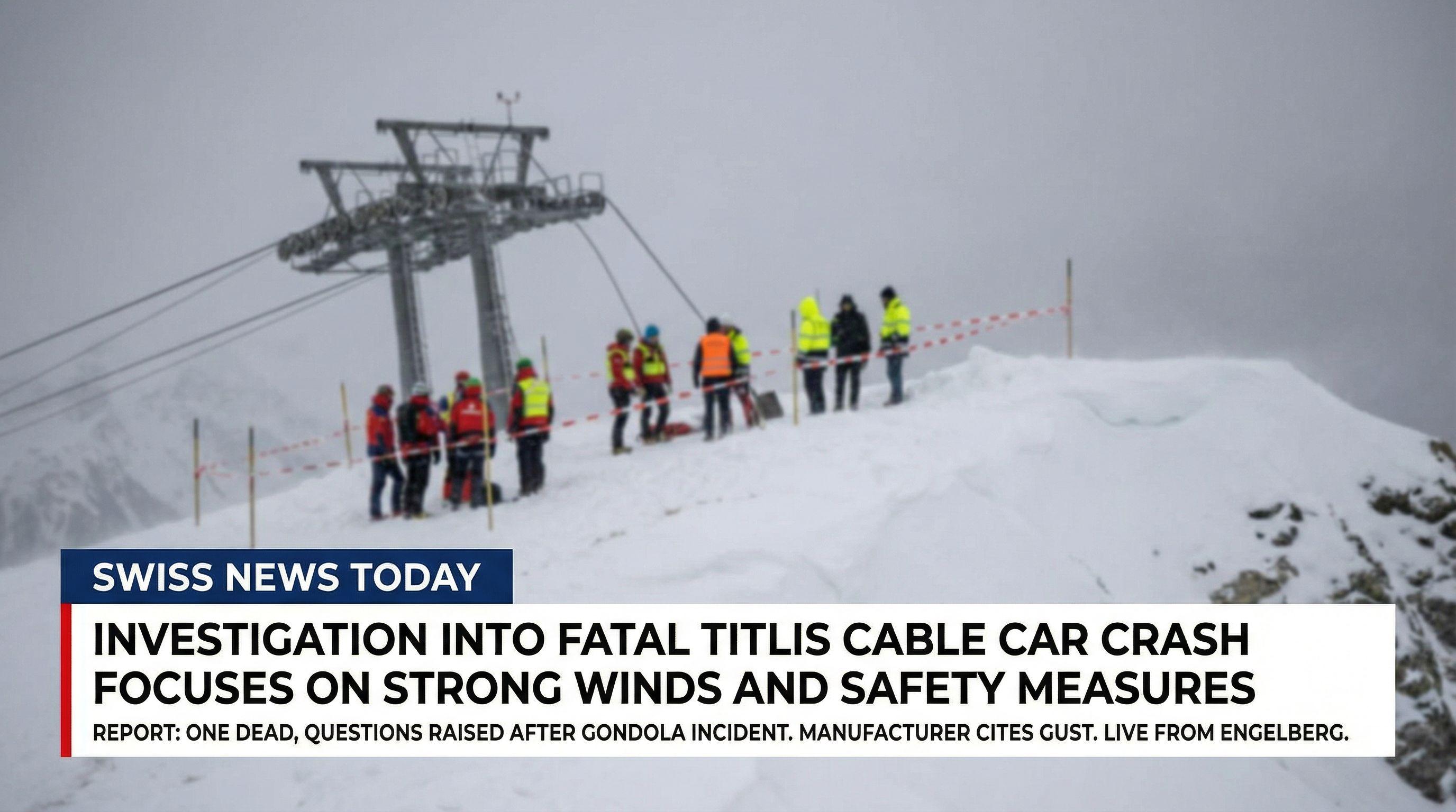 Investigation into Fatal Titlis Cable Car Crash Focuses on Strong Winds and Safety Measures