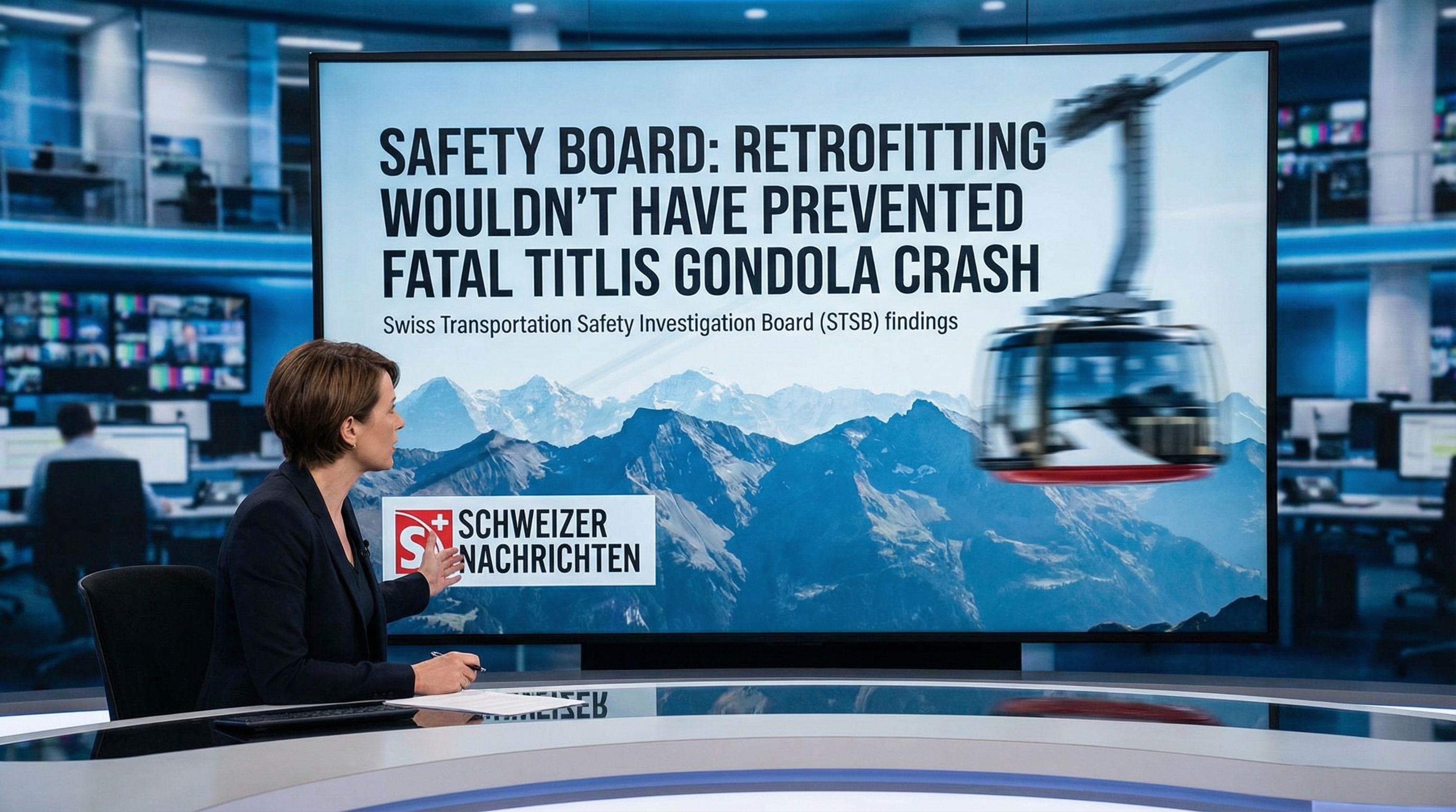 Safety Board: Retrofitting Wouldn't Have Prevented Fatal Titlis Gondola Crash