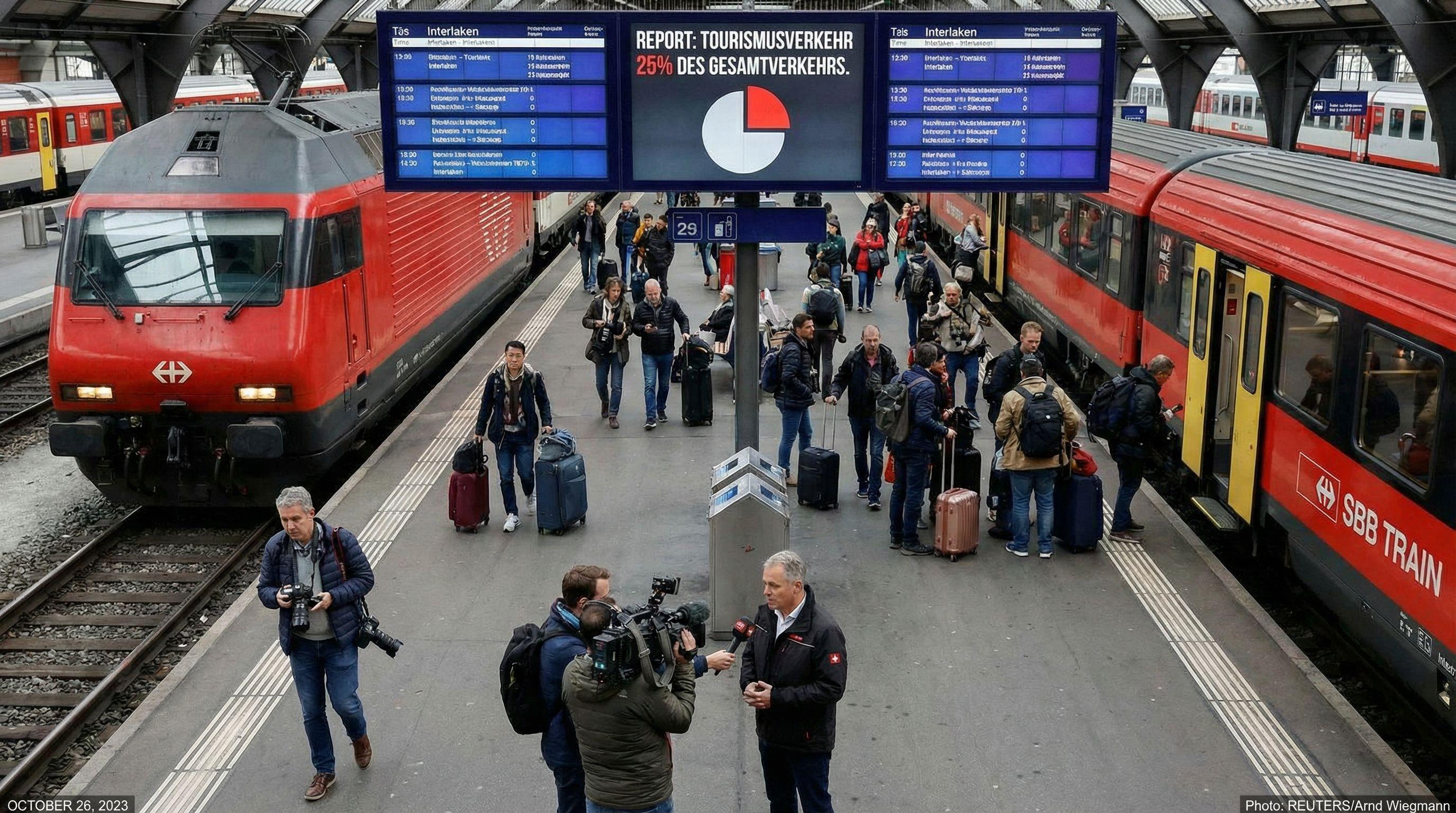 Tourism Traffic Makes Up Quarter of Swiss Transportation