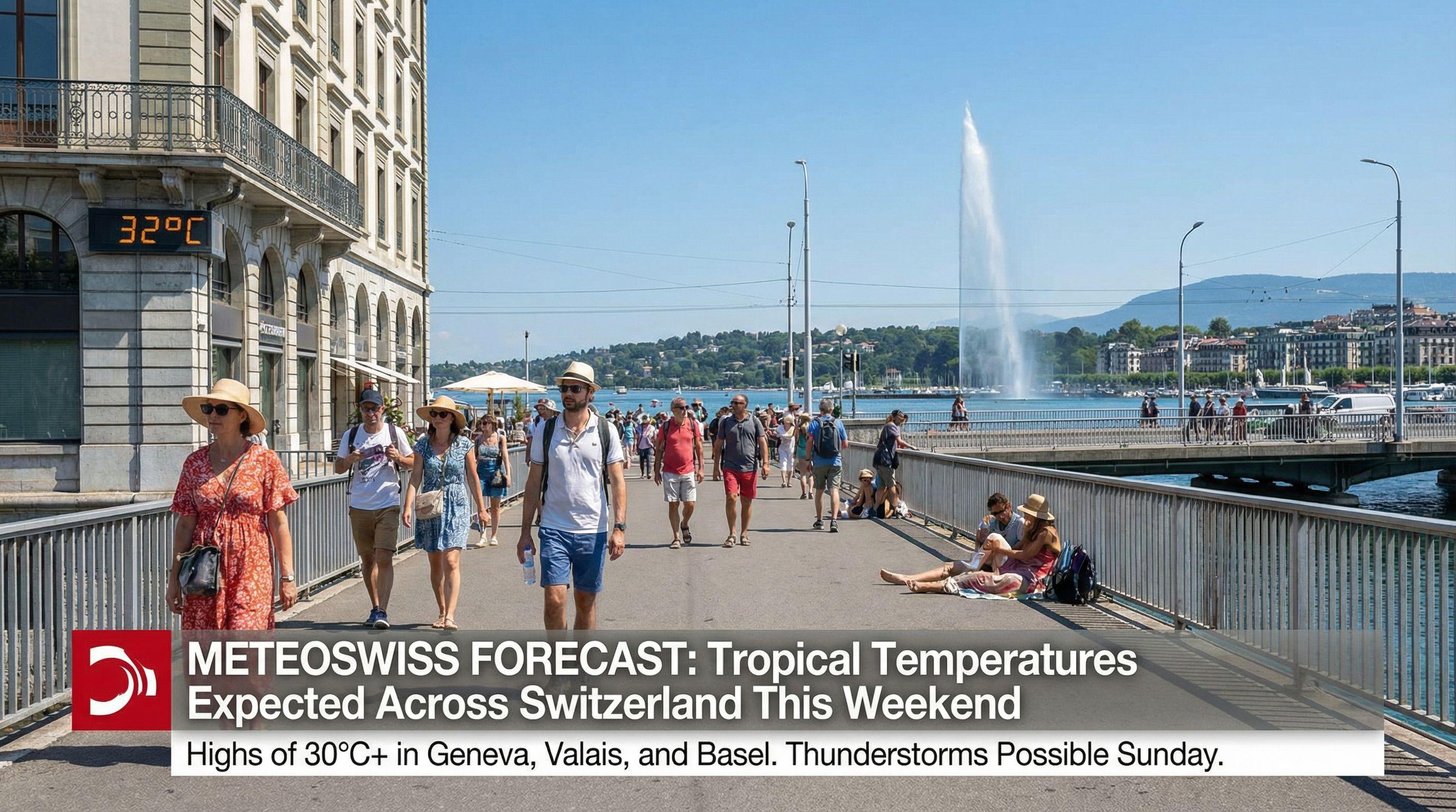 Tropical Temperatures Expected Across Switzerland This Weekend