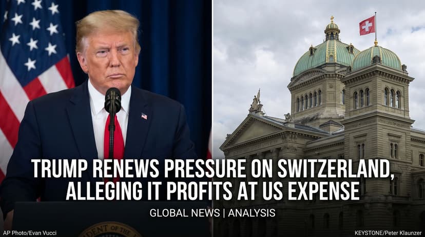 Trump Renews Pressure on Switzerland, Alleging It Profits at US Expense
