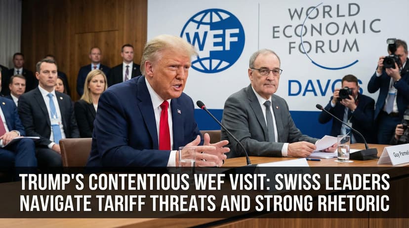 Trump's Contentious WEF Visit: Swiss Leaders Navigate Tariff Threats and Strong Rhetoric