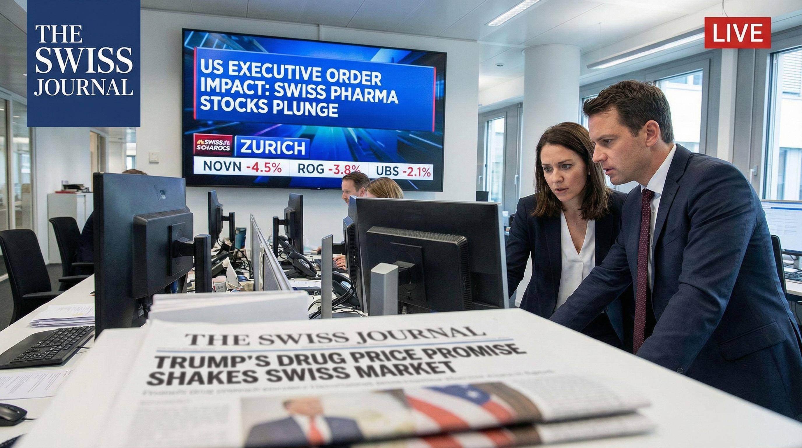 Trump's Drug Price Promise Sends Swiss Pharma Stocks Tumbling