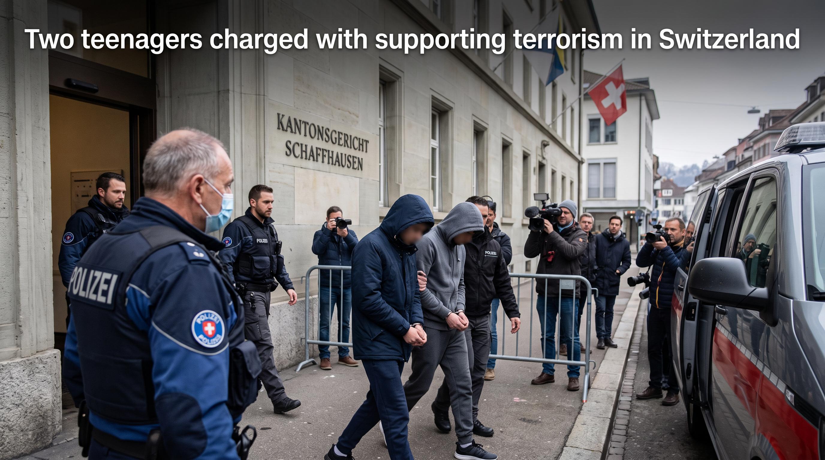 Two teenagers charged with supporting terrorism in Switzerland