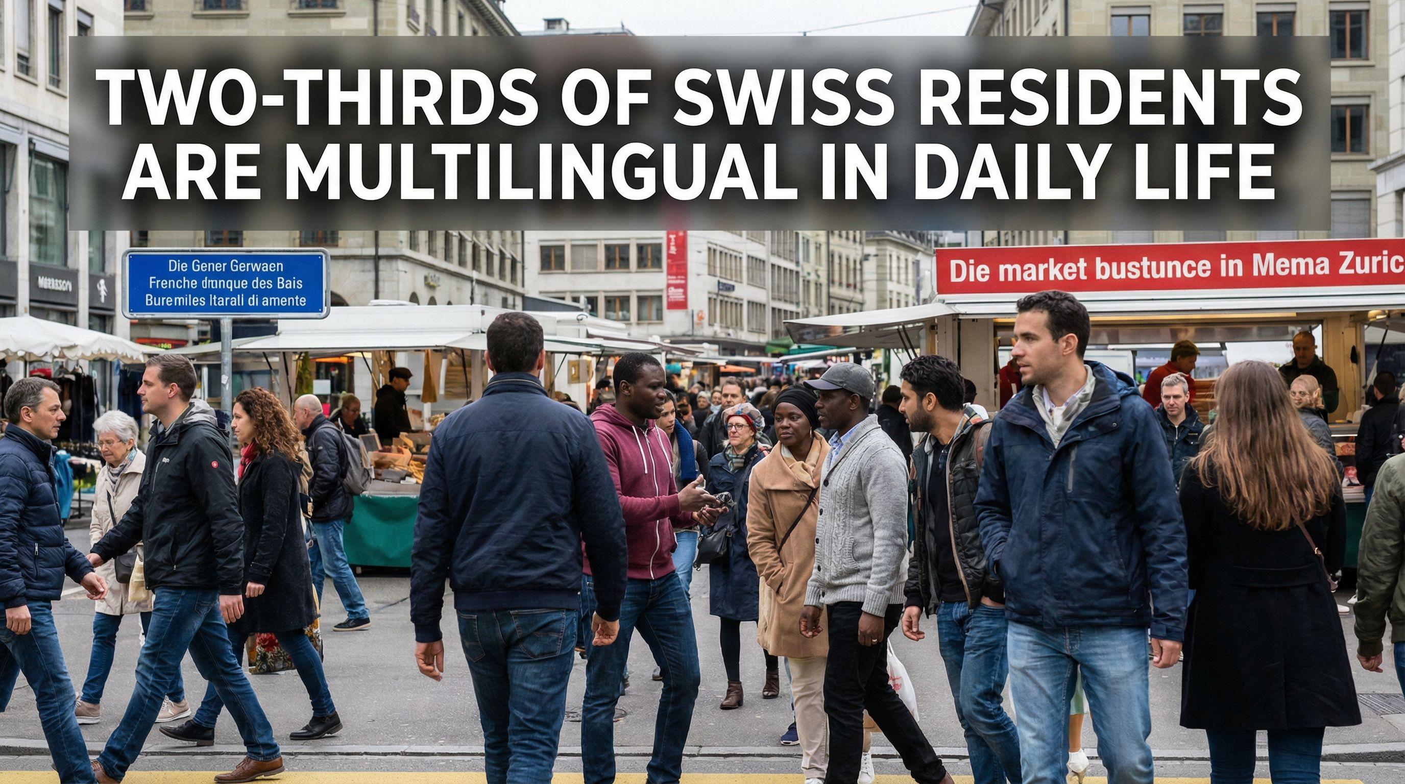 Two-thirds of Swiss Residents Are Multilingual in Daily Life