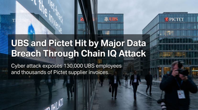 UBS and Pictet Hit by Major Data Breach Through Chain IQ Attack