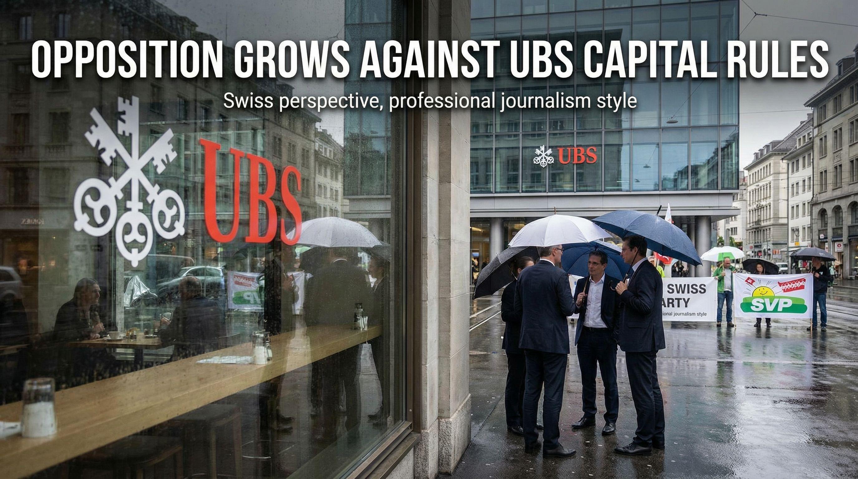 Opposition Grows Against Proposed Stricter Capital Requirements for UBS