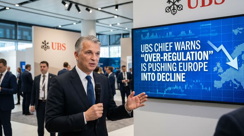 UBS Chief Warns 'Over-Regulation' Is Pushing Europe into Decline