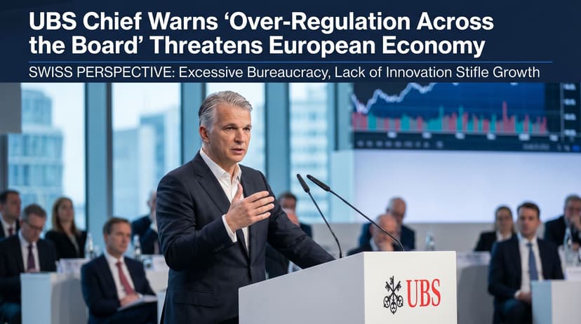 UBS Chief Warns 'Over-Regulation Across the Board' Threatens European Economy
