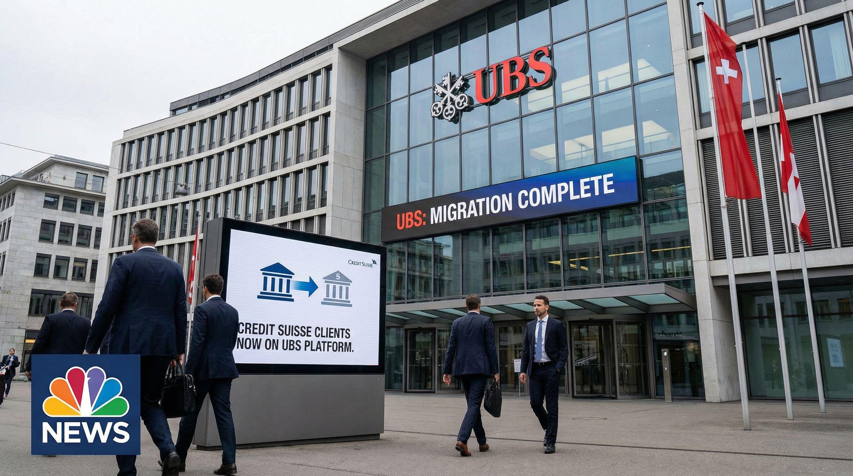 UBS Completes Historic Migration of Credit Suisse Clients in Switzerland