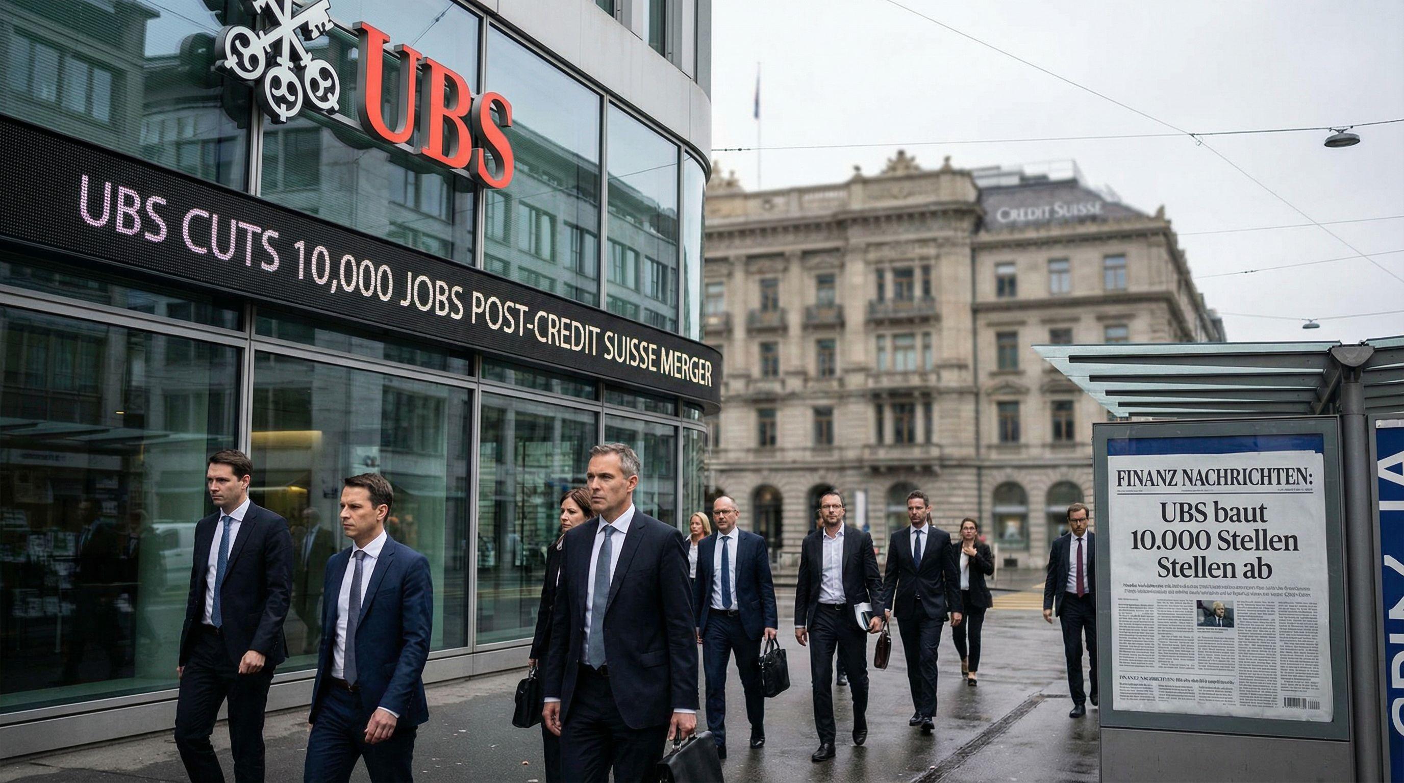 UBS Cuts 10,000 Jobs Post-Credit Suisse Merger
