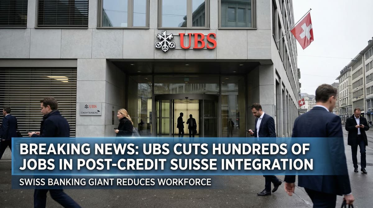 UBS Cuts Hundreds of Jobs in Post-Credit Suisse Integration