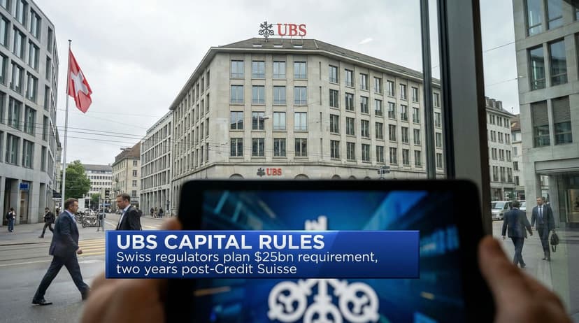 UBS faces stricter capital requirements two years after Credit Suisse takeover