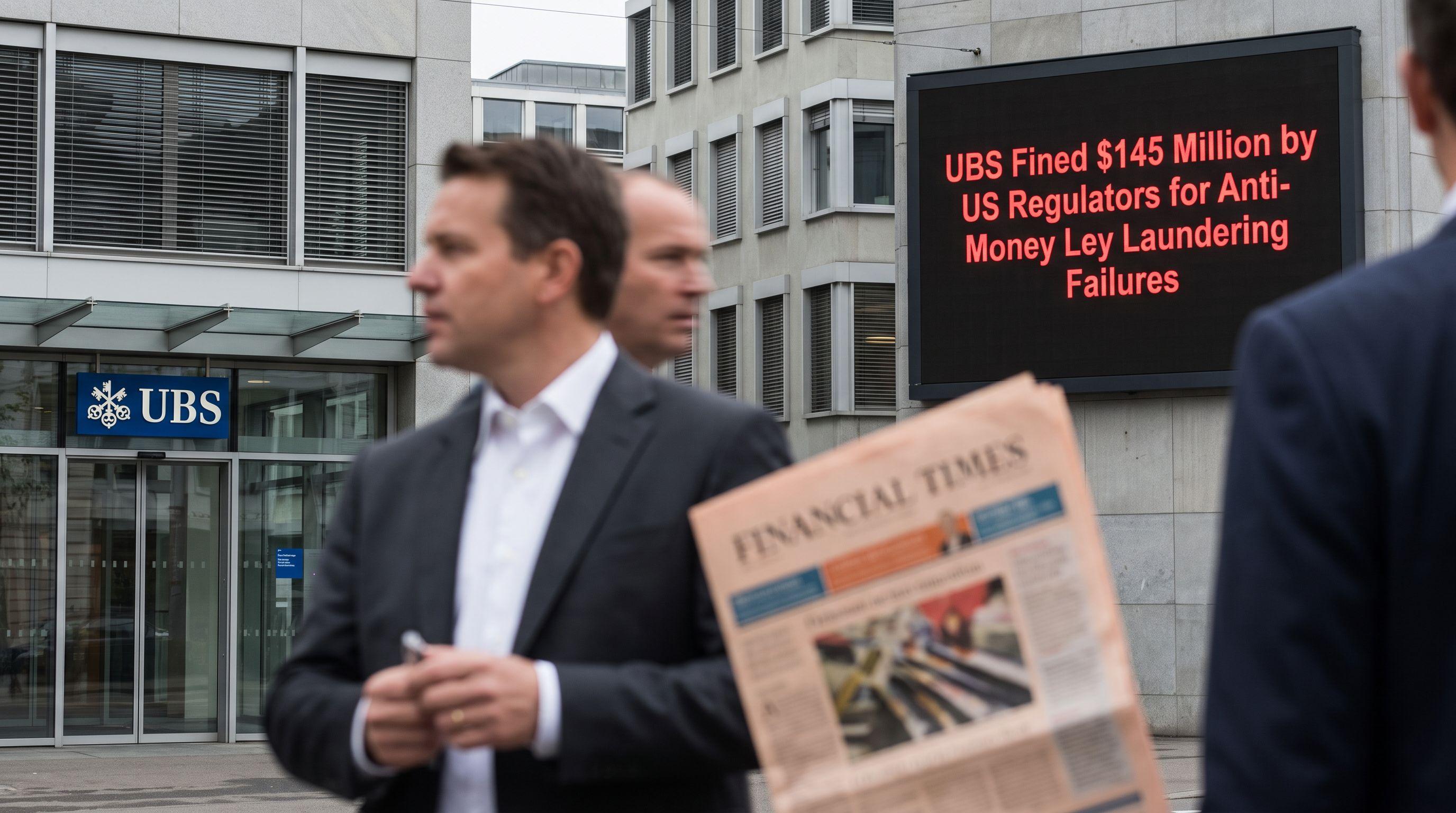 UBS Fined $145 Million by US Regulators for Anti-Money Laundering Failures