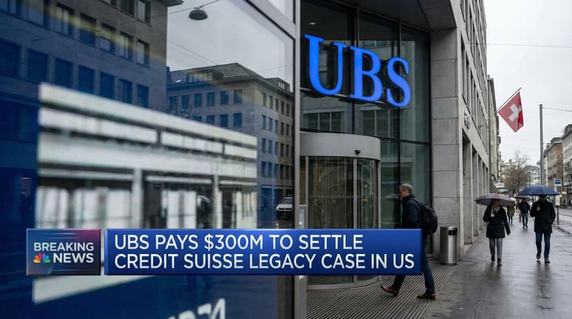 UBS Pays $300M to Settle Credit Suisse Legacy Case in US