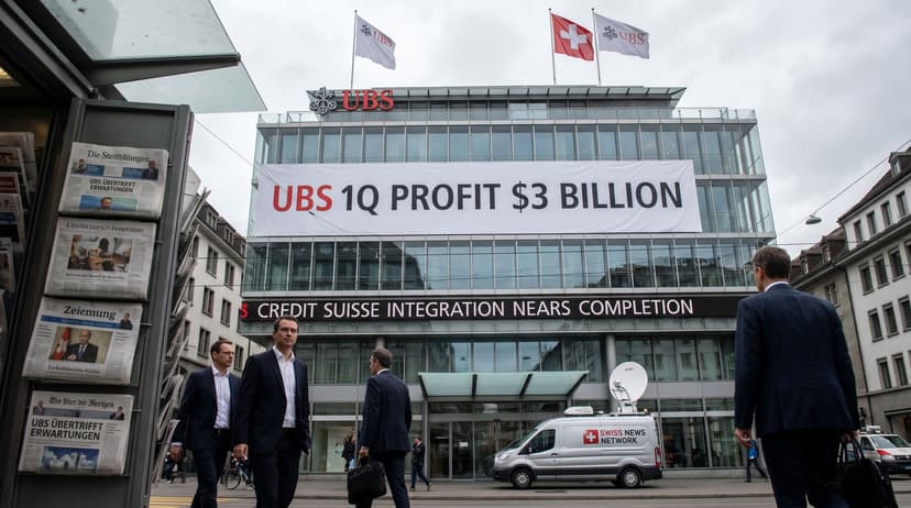 UBS Posts $3 Billion Quarterly Profit as Credit Suisse Integration Nears Completion