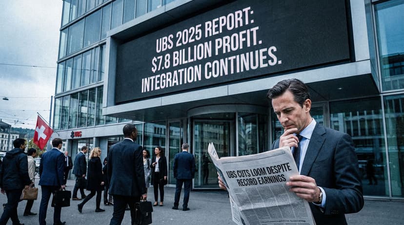 UBS Posts Bumper 2025 Profits Amid Plans for Major Job Cuts