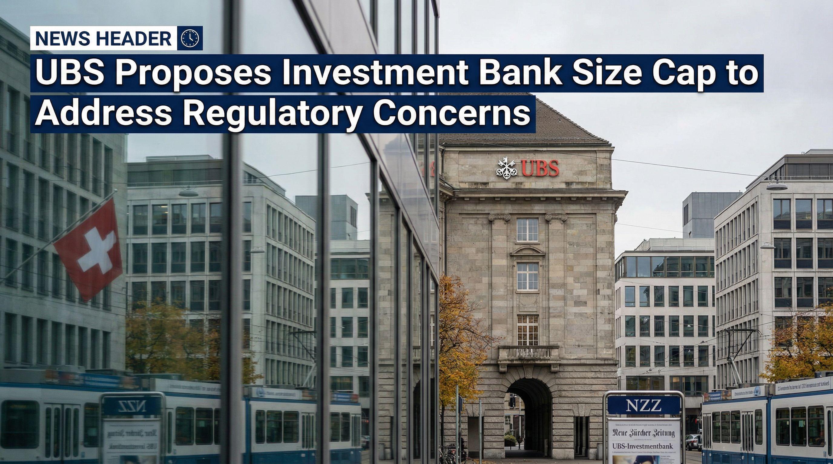 UBS Proposes Investment Bank Size Cap to Address Regulatory Concerns