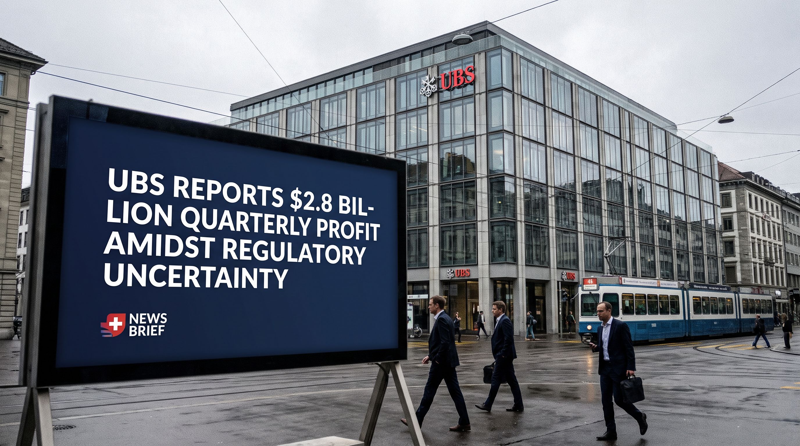 UBS Reports $2.8 Billion Quarterly Profit Amidst Regulatory Uncertainty