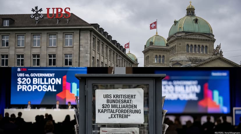 UBS Clashes with Government Over $20 Billion Capital Hike Proposal