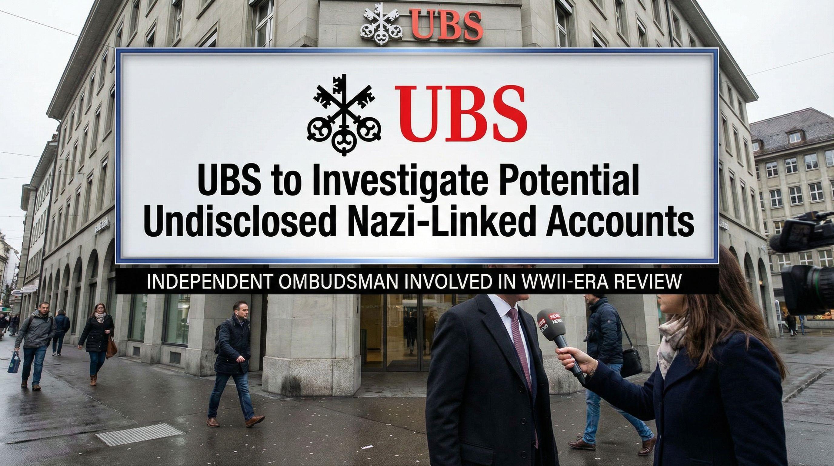 UBS to Investigate Potential Undisclosed Nazi-Linked Accounts